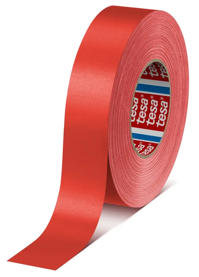 Produktfoto 1 von Tesa Tesa 4651 4651 Gewebeband, Acrylbeschichtetes Tuch Rot, 0.31 mm x 38 mm x 50 m Acryl beschichtet