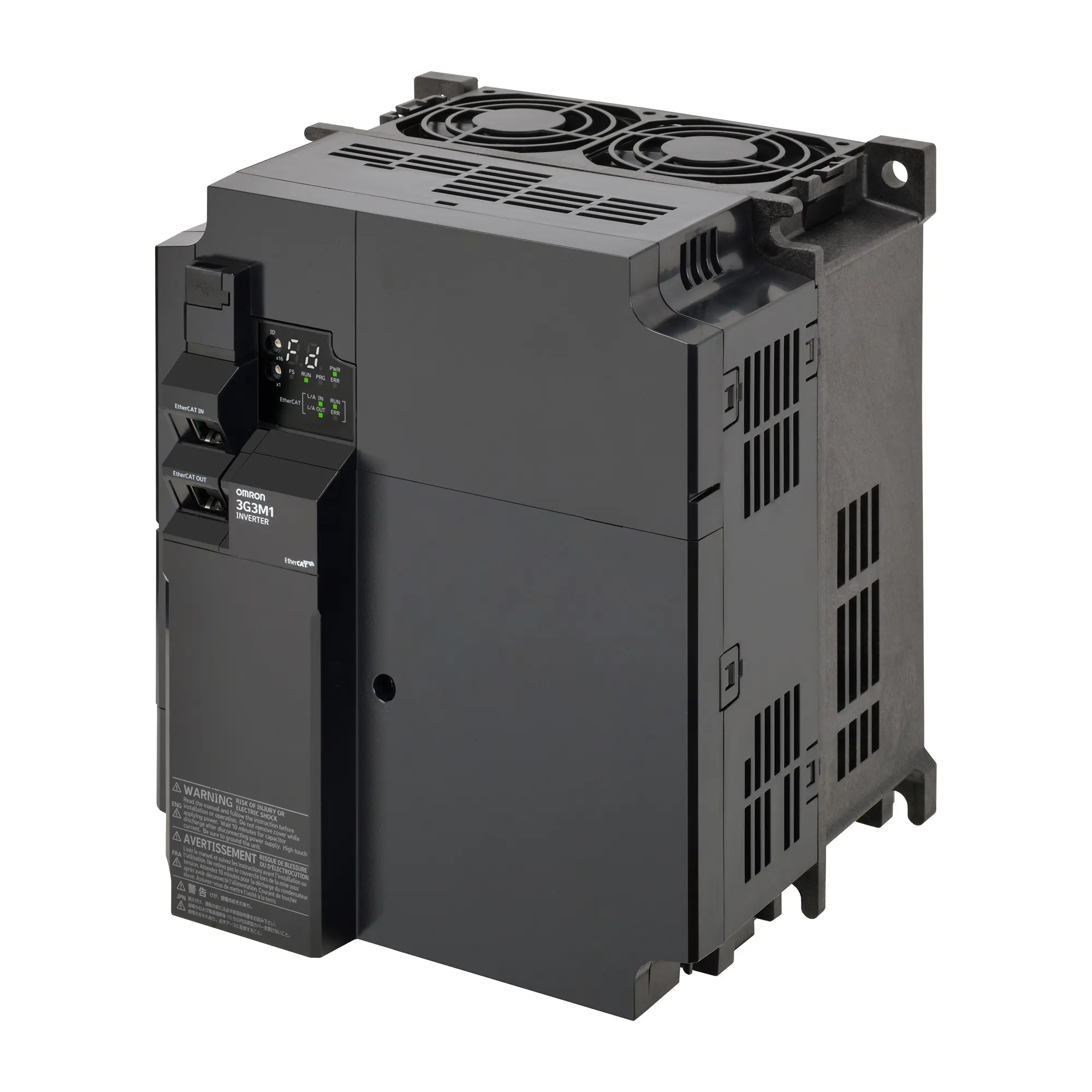 Omron M1 3-Phasen Antrieb mit regelbarer Drehzahl 18.5 kW 200 V ac 69 A 590Hz