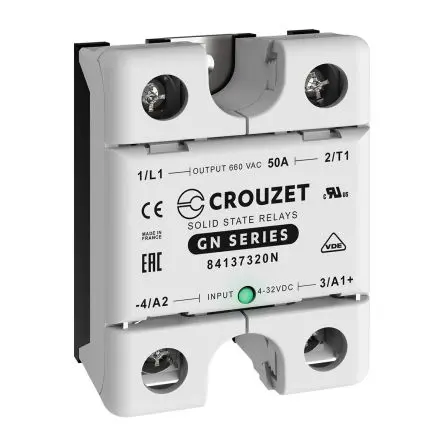 Produktfoto 1 von Crouzet GN Halbleiterausgang 660 V ac 32V dc / 50 A