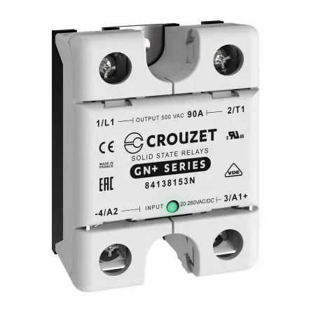 Produktfoto 1 von Crouzet GN Halbleiterausgang 500 V ac 260V ac/dc / 90 A