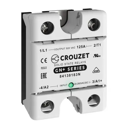 Produktfoto 1 von Crouzet GN Halbleiterausgang 500 V ac 260V ac/dc / 125 A