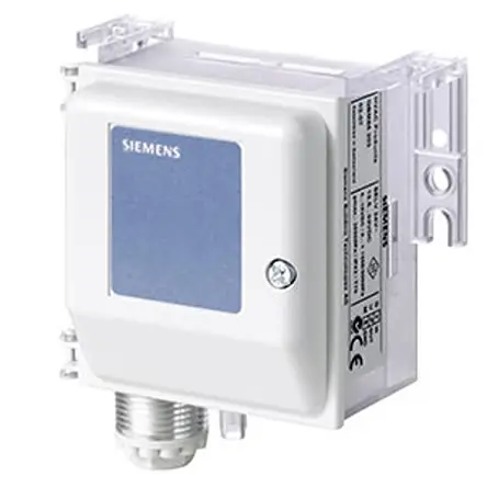 Produktfoto 1 von Siemens S55720 Differenzial Drucksensor 0 Pa, 0/10 V 3000 Pa, für Luft