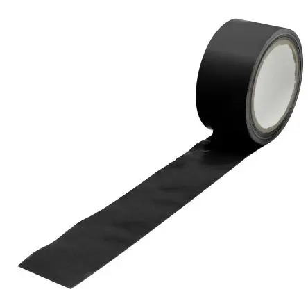RS PRO PVC Markierungsband Schwarz Typ Markierungsband, Stärke 0.15 mm, 50mm x 33 m