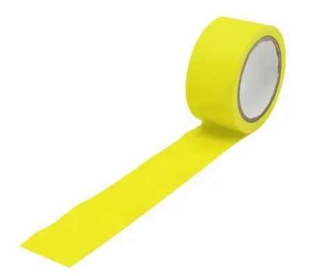 RS PRO PVC Trassierband Gelb Typ Markierungsband, Stärke 0.15 mm, 50mm x 33 m