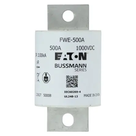 Produktfoto 1 von Eaton Bussmann FWE Sicherungseinsatz 60mm, 1kV / 500A CE, IEC 60269-4