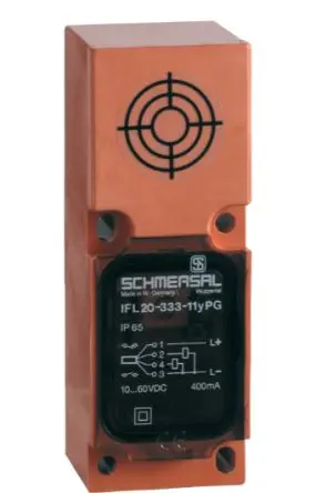 Produktfoto 1 von Schmersal IFL M20 Induktiver Näherungssensor, Rechteckig PnP / 400mA 15 mm, IP67 60 V dc