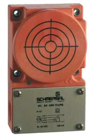 Produktfoto 1 von Schmersal IFL M20 Induktiver Näherungssensor, Rechteckig PnP / 400mA 5 mm, IP67 60 V dc