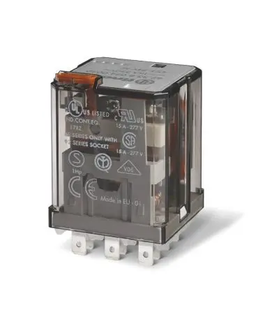 Finder 62 Leistungsrelais 48V dc Spule 3-poliger Schließer 16A 770 Ω 1.3 W
