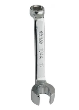 Produktfoto 1 von SAM Schraubenschlüssel Ringschlüssel, Standard Griff, Backenweite 14 mm, / Länge 105 mm