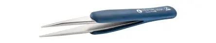 Produktfoto 1 von ideal-tek Edelstahl Pinzette, 125mm, Spitze Gerade Antimagnetisch ESD-Sicherheit