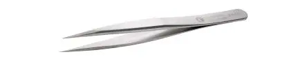 Produktfoto 1 von ideal-tek Edelstahl Pinzette, 120mm, Spitze Gerade Antimagnetisch