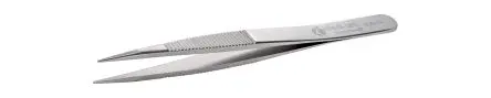 Produktfoto 1 von ideal-tek Edelstahl Pinzette, 120mm, Spitze Gerade Antimagnetisch