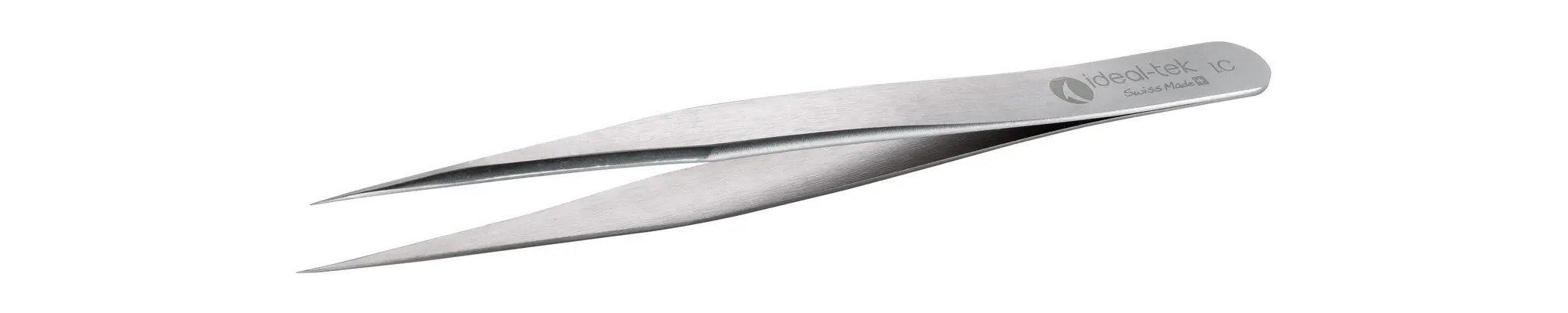 Produktfoto 1 von ideal-tek 1.C.0 Kohlenstoffstahl Pinzette, 120 mm Gerade, Spitze Gerade
