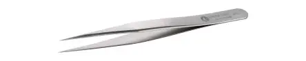 Produktfoto 1 von ideal-tek Nickel, Chrom-Molybdän-Legierung Pinzette, 120mm, Spitze Gerade