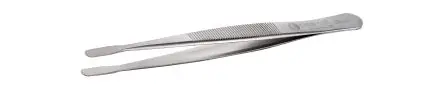 Produktfoto 1 von ideal-tek Edelstahl Pinzette, 120mm, Spitze Gerade Antimagnetisch