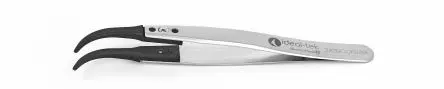 Produktfoto 1 von ideal-tek Edelstahl Pinzette, 115mm, Spitze Gebogen Antimagnetisch ESD-Sicherheit