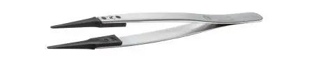 Produktfoto 1 von ideal-tek Edelstahl Pinzette, 130mm, Spitze Gerade Antimagnetisch ESD-Sicherheit