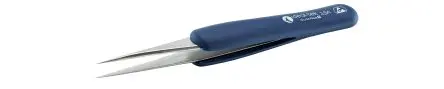 Produktfoto 1 von ideal-tek Edelstahl Pinzette, 125mm, Spitze Gerade Antimagnetisch ESD-Sicherheit