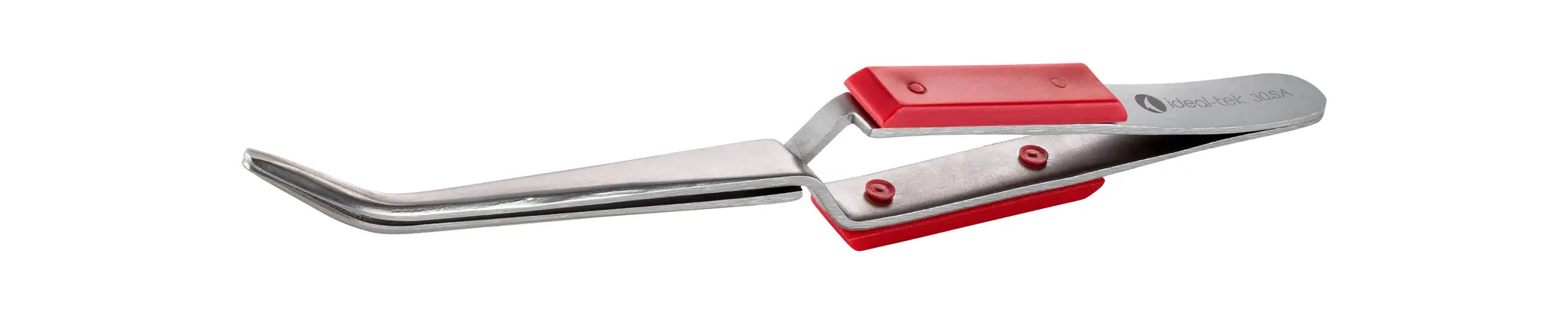 Produktfoto 1 von ideal-tek 30.SA.5 Edelstahl Pinzette, 160 mm Geknickt, Spitze Gebogen Antimagnetisch