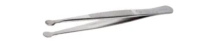 Produktfoto 1 von ideal-tek Edelstahl Pinzette, 115mm, Spitze Abgerundet Antimagnetisch
