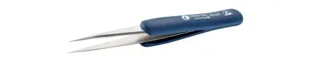 Produktfoto 1 von ideal-tek Edelstahl Pinzette, 115mm, Spitze Gerade Antimagnetisch ESD-Sicherheit