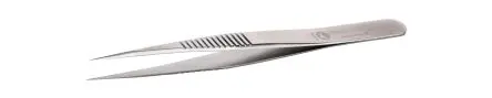 Produktfoto 1 von ideal-tek Edelstahl Pinzette, 120mm, Spitze Gerade