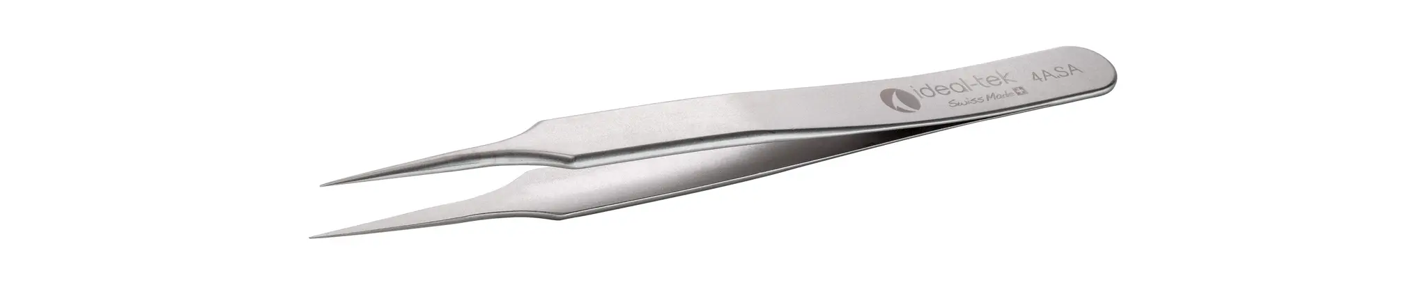 Produktfoto 1 von ideal-tek 4A.SA.0 Edelstahl Pinzette, 110 mm Gerade, Spitze Gerade Antimagnetisch