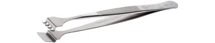 ideal-tek Edelstahl Pinzette, 125mm, Spitze Wafer Antimagnetisch
