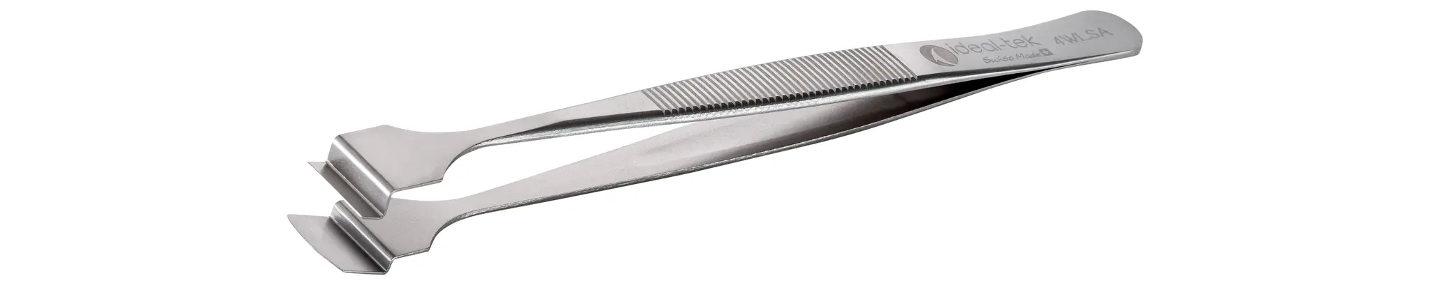 ideal-tek 4WL.SA.1 Edelstahl Pinzette, 125 mm Gerade, Spitze Wafer Antimagnetisch