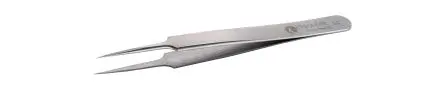 Produktfoto 1 von ideal-tek Kohlenstoffstahl Pinzette, 110mm, Spitze Gerade