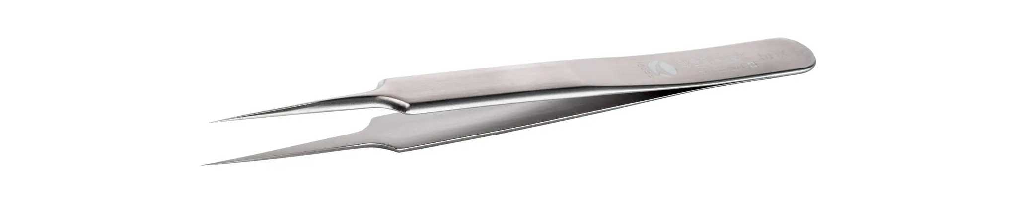 Produktfoto 1 von ideal-tek 5.DX.0 Edelstahl Pinzette, 110 mm Gerade, Spitze Gerade Antimagnetisch