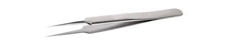 Produktfoto 1 von ideal-tek Edelstahl Pinzette, 110mm, Spitze Gerade Antimagnetisch