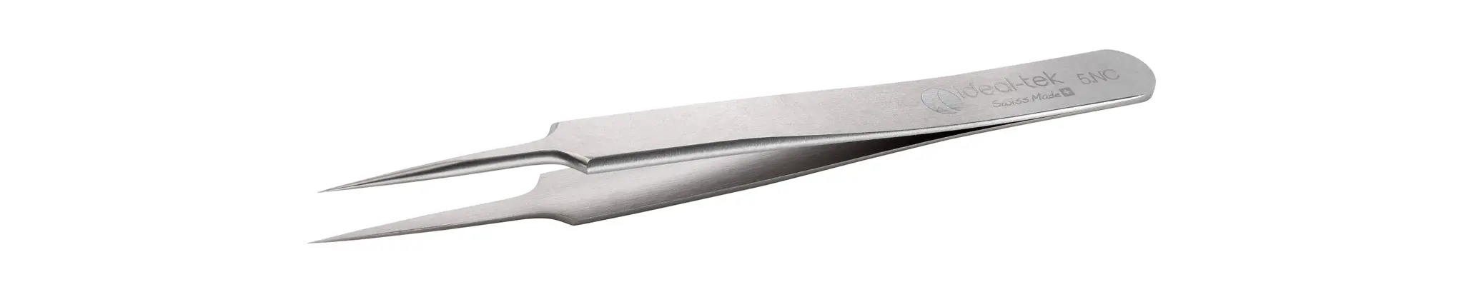 Produktfoto 1 von ideal-tek 5.NC.0 Nickel-Chrom-Molybdän-Superlegierung Pinzette, 110 mm Gerade, Spitze Gerade