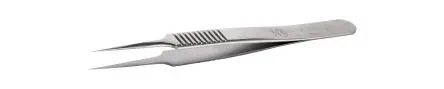 Produktfoto 1 von ideal-tek Edelstahl Pinzette, 110mm, Spitze Gerade Antimagnetisch
