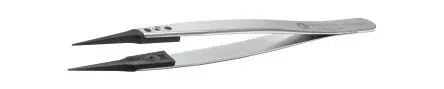 Produktfoto 1 von ideal-tek Edelstahl Pinzette, 130mm, Spitze Gerade Antimagnetisch ESD-Sicherheit