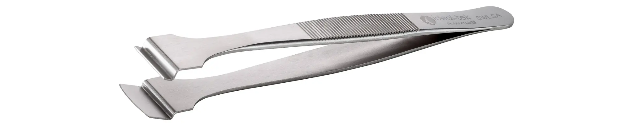 Produktfoto 1 von ideal-tek 5WL.SA.1 Edelstahl Pinzette, 130 mm Gerade, Spitze Wafer Antimagnetisch