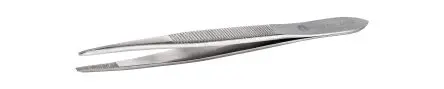 Produktfoto 1 von ideal-tek Edelstahl Pinzette, 120mm, Spitze Gerade Antimagnetisch 1-teilig