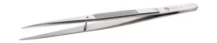 Produktfoto 1 von ideal-tek Edelstahl Pinzette, 155mm, Spitze Gerade Antimagnetisch