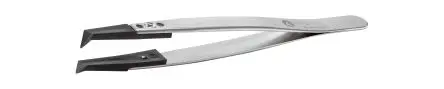 Produktfoto 1 von ideal-tek Edelstahl Pinzette, 125mm, Spitze Abgewinkelt Antimagnetisch ESD-Sicherheit