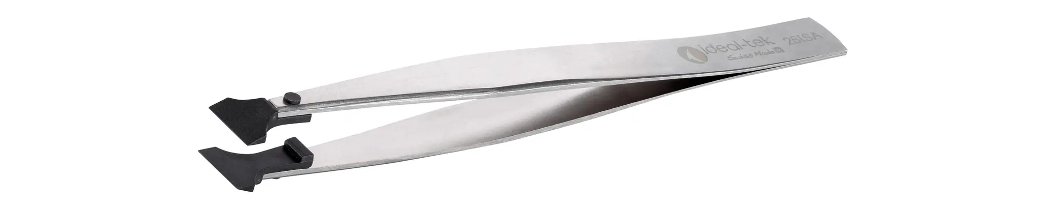 Produktfoto 1 von ideal-tek 251.SA.1 Edelstahl Pinzette, 115 mm Gerade, Spitze Gerade Antimagnetisch ESD-sicher