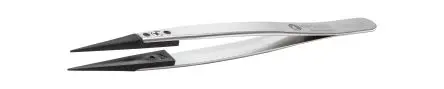 Produktfoto 1 von ideal-tek Edelstahl Pinzette, 130mm, Spitze Gerade Antimagnetisch ESD-Sicherheit