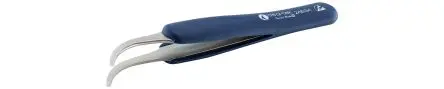 Produktfoto 1 von ideal-tek Edelstahl Pinzette, 125mm, Spitze Gebogen Antimagnetisch ESD-Sicherheit