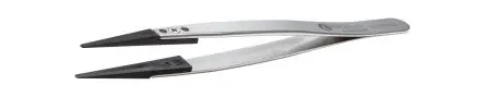 Produktfoto 1 von ideal-tek Edelstahl Pinzette, 130mm, Spitze Gerade Antimagnetisch ESD-Sicherheit