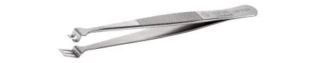 Produktfoto 1 von ideal-tek Edelstahl Pinzette, 120mm, Spitze Wafer Antimagnetisch