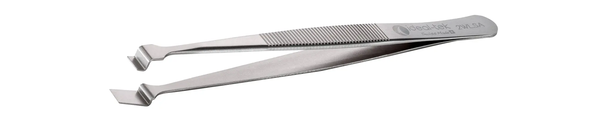 Produktfoto 1 von ideal-tek 2WL.SA.1 Edelstahl Pinzette, 120 mm Gerade, Spitze Wafer Antimagnetisch