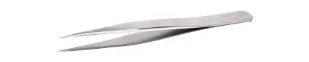 Produktfoto 1 von ideal-tek Edelstahl Pinzette, 120mm, Spitze Gerade Antimagnetisch