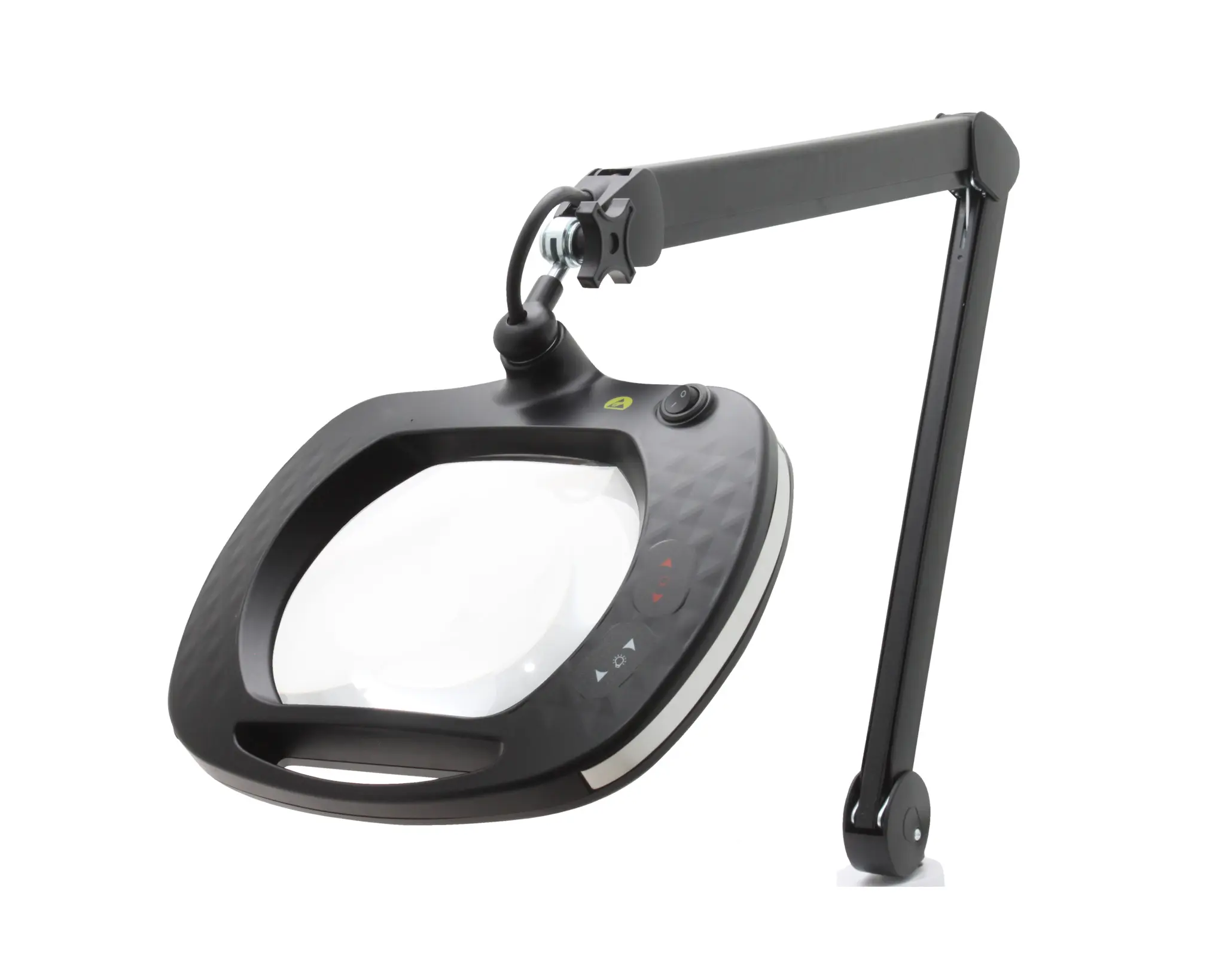 Produktfoto 1 von ideal-tek LE-HDWWE5D LED Lupenleuchte Vergrößerungsglas, 7.5 x 6.2 in Linse / 230 V, Reichweite 914 mm, Typ F