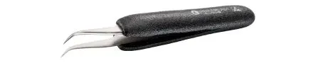 Produktfoto 1 von ideal-tek Edelstahl Pinzette, 125mm, Spitze Gebogen Antimagnetisch ESD-Sicherheit