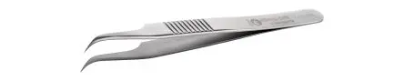 Produktfoto 1 von ideal-tek Edelstahl Pinzette, 120mm, Spitze Gebogen Antimagnetisch