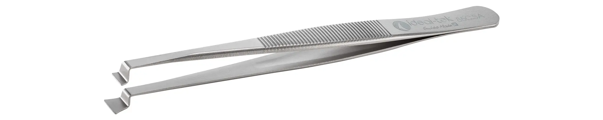 Produktfoto 1 von ideal-tek 85C.SA.1 Edelstahl Pinzette, 120 mm Gerade, Spitze Wafer Antimagnetisch